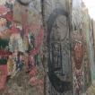 Pieces of the Berlin Wall at the Newseum