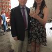 All dressed up for the wedding. We are bad at selfies.