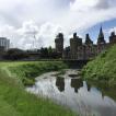 Moat and Cardiff Castle living quarters